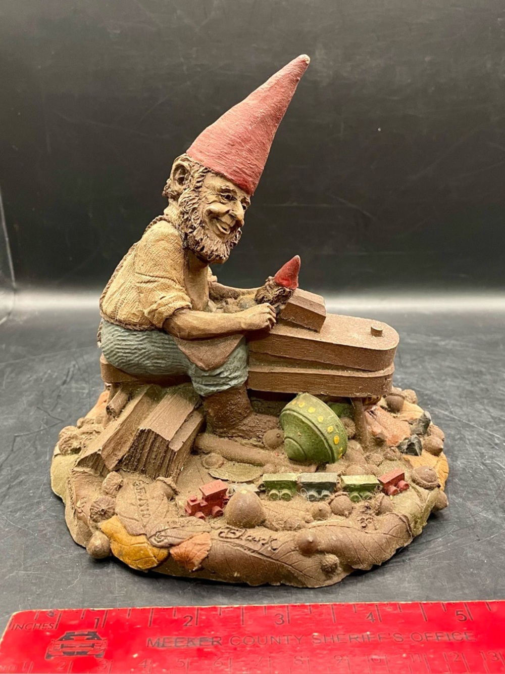 Geppetto Tom Clark Hand Signed Gnomes Cairn Studios (1988) 7" Figurine